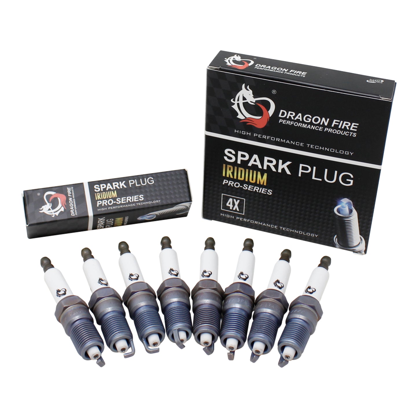 Spark Plug Set, 8pcs, Pre-Gapped