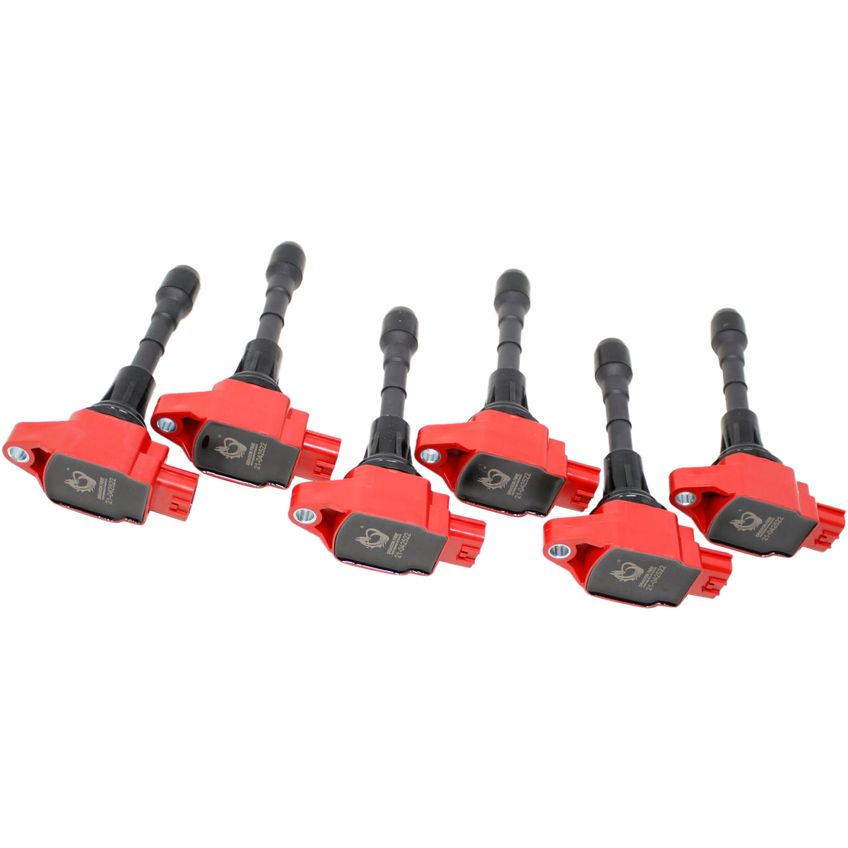 C550-DFx6 Coil Pack Set, 6pcs, Direct Fit, RED