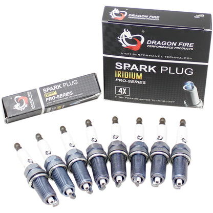 Spark Plug Set, 8pcs, Pre-Gapped