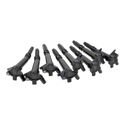 Coil Pack Set, 8pcs, Direct Fit, BLACK