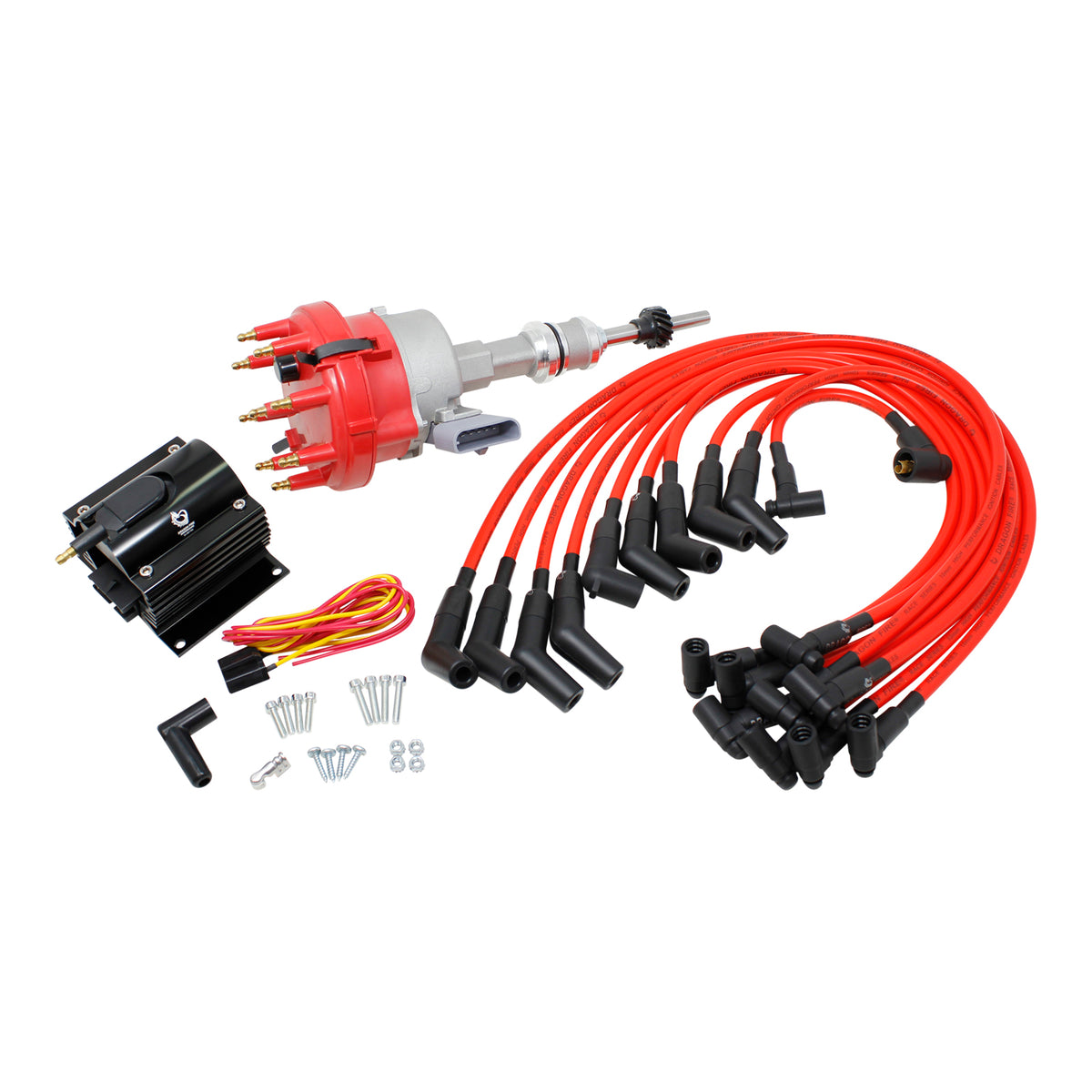 Kit-1638 Ignition Kit - Distributor, Plug Wires, Coil