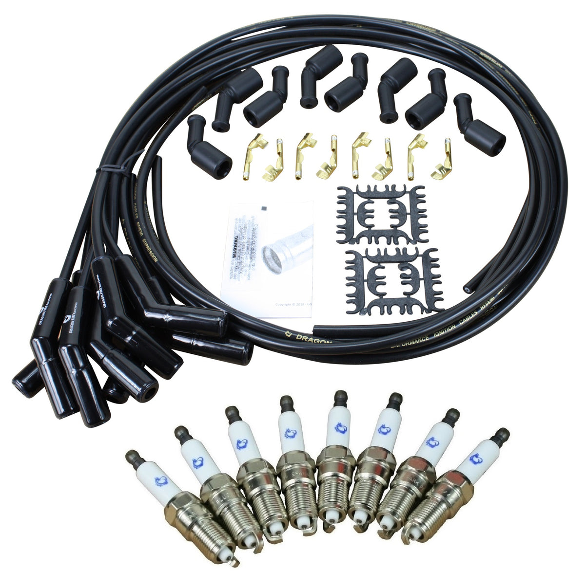 Kit-1391 Ignition Kit - Ceramic Plug Wires, Spark Plugs