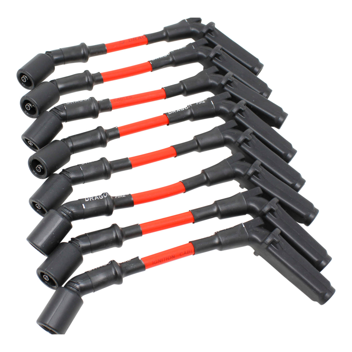 PWJ121 Plug wires, Direct Fit, Silicone, RED