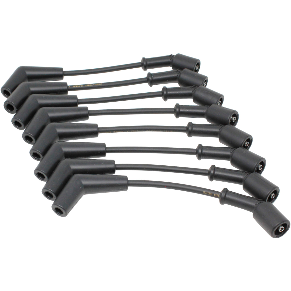 PWLS-OES Plug wires, Direct Fit, Silicone, BLACK