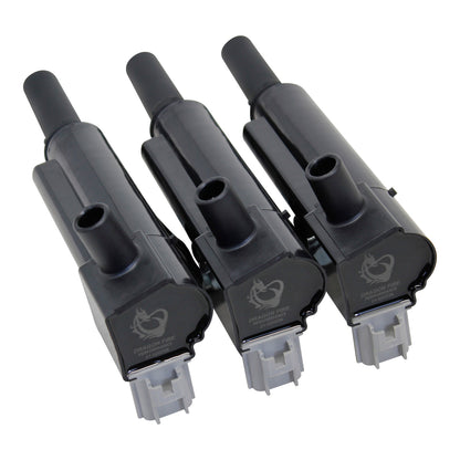 Coil Pack Set, 3pcs, Direct Fit, BLACK