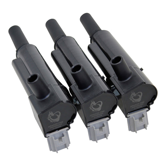 Coil Pack Set, 3pcs, Direct Fit, BLACK