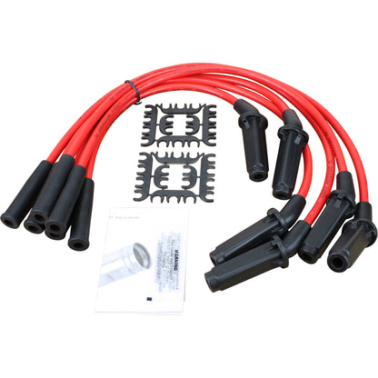 PWJ143 Plug wires, Direct Fit, Silicone, RED