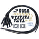 Plug wires, Universal Cut-to-Fit, Silicone, BLACK