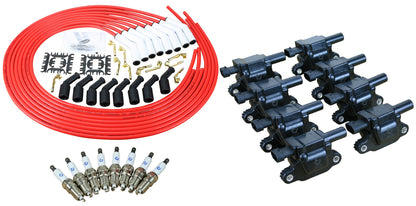 Kit-1411 Ignition Kit - Ceramic Plug Wires, Coils, Spark Plugs