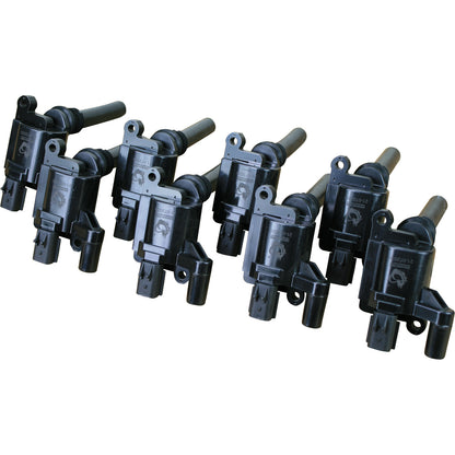 Coil Pack Set, 8pcs, Direct Fit, BLACK