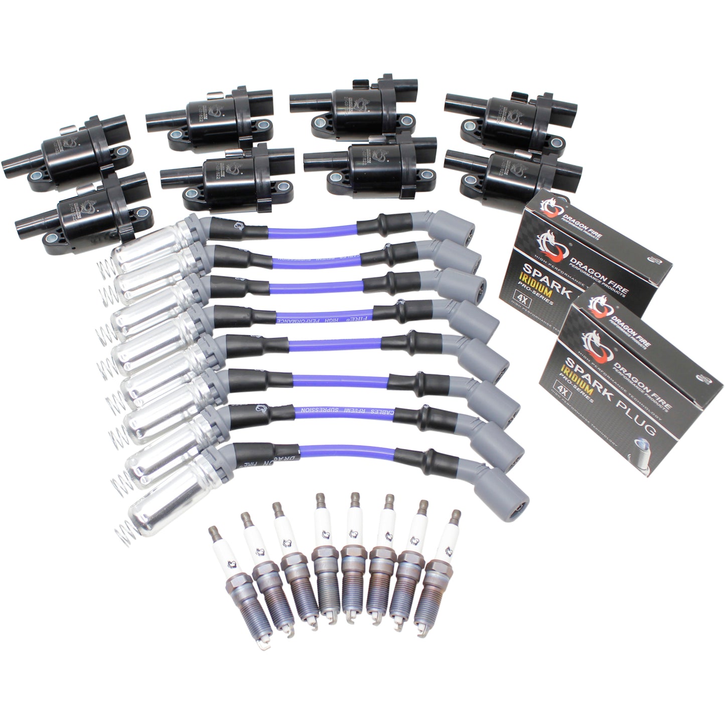 Ignition Kit - Plug Wires, Coils, Spark Plugs