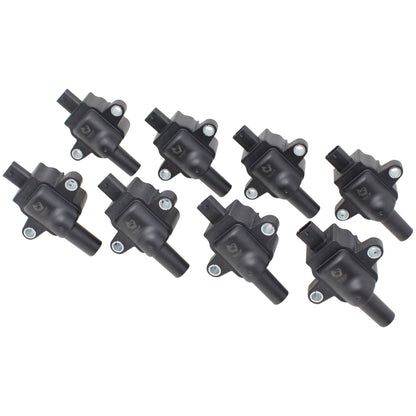 Coil Pack Set, 8pcs, Direct Fit, BLACK