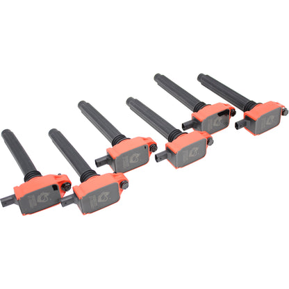 C648-DFx6 Coil Pack Set, 6pcs, Direct Fit, RED