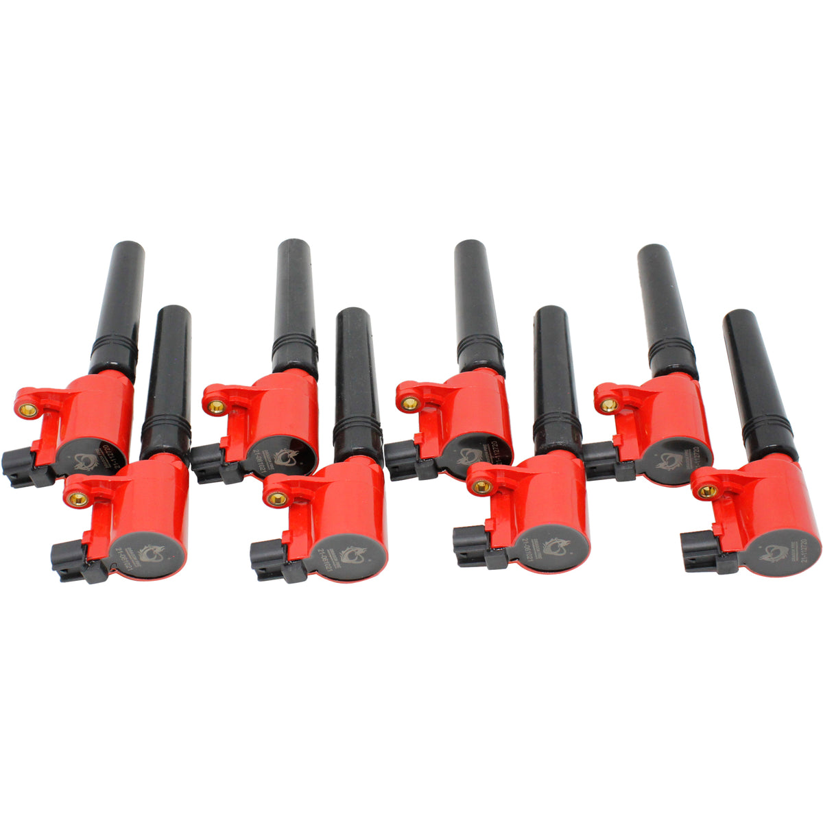 C515-DFx8 Coil Pack Set, 8pcs, Direct Fit, RED