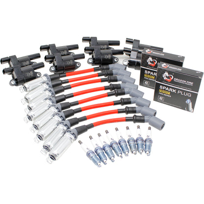 Kit-1007BLK Ignition Kit - Plug Wires, Coils, Spark Plugs
