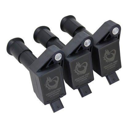 Coil Pack Set, 3pcs, Direct Fit, BLACK