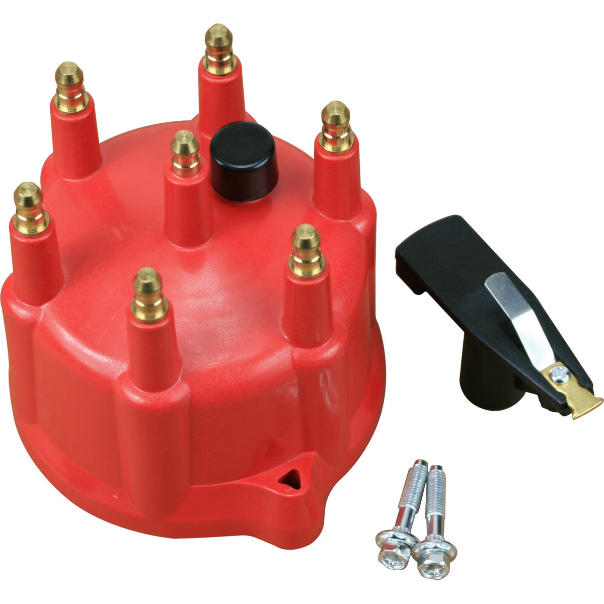CAP1048-R Distributor Cap and Rotor Kit, Direct Fit, RED