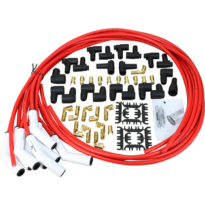 PWJ231-W Plug wires, Universal Cut-to-Fit, Ceramic, RED
