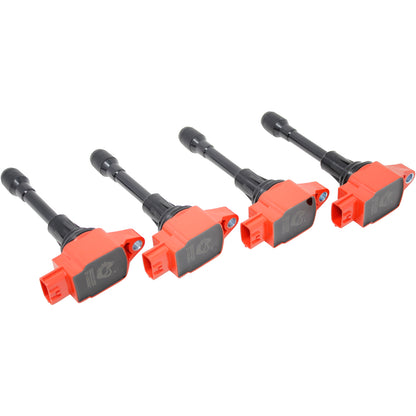 C549-DFx4 Coil Pack Set, 4pcs, Direct Fit, RED