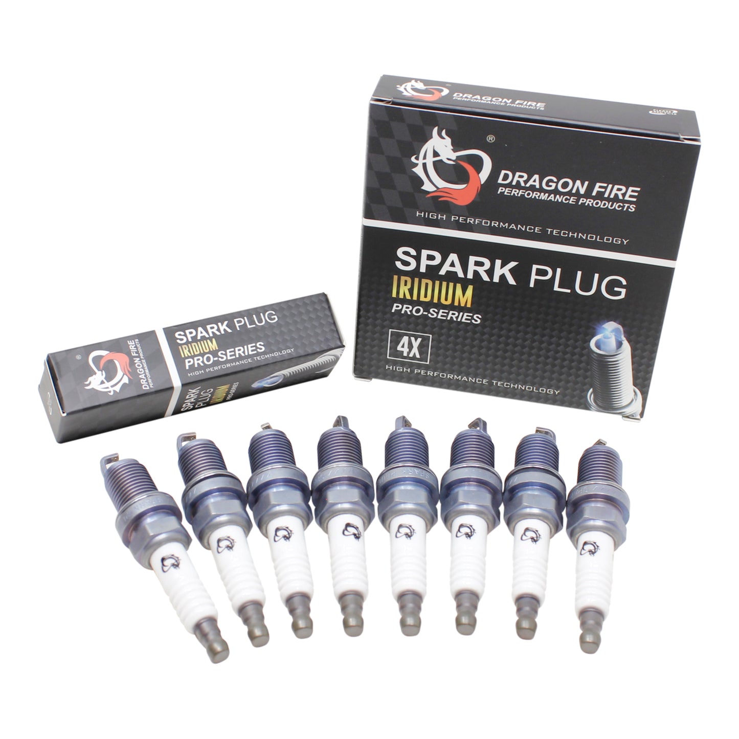 Spark Plug Set, 8pcs, Pre-Gapped