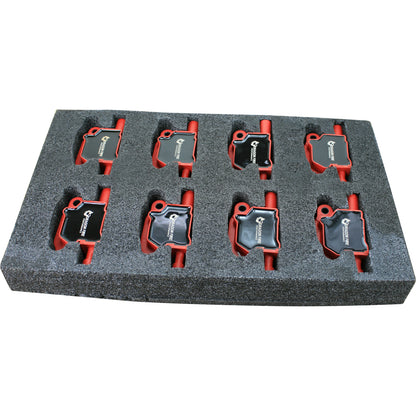 Coil Pack Set, 8pcs, Direct Fit, RED