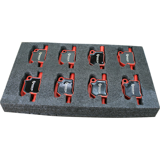 Coil Pack Set, 8pcs, Direct Fit, RED