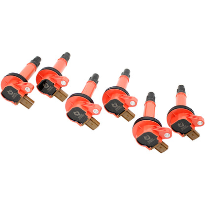 C646-DFx6 Coil Pack Set, 6pcs, Direct Fit, RED
