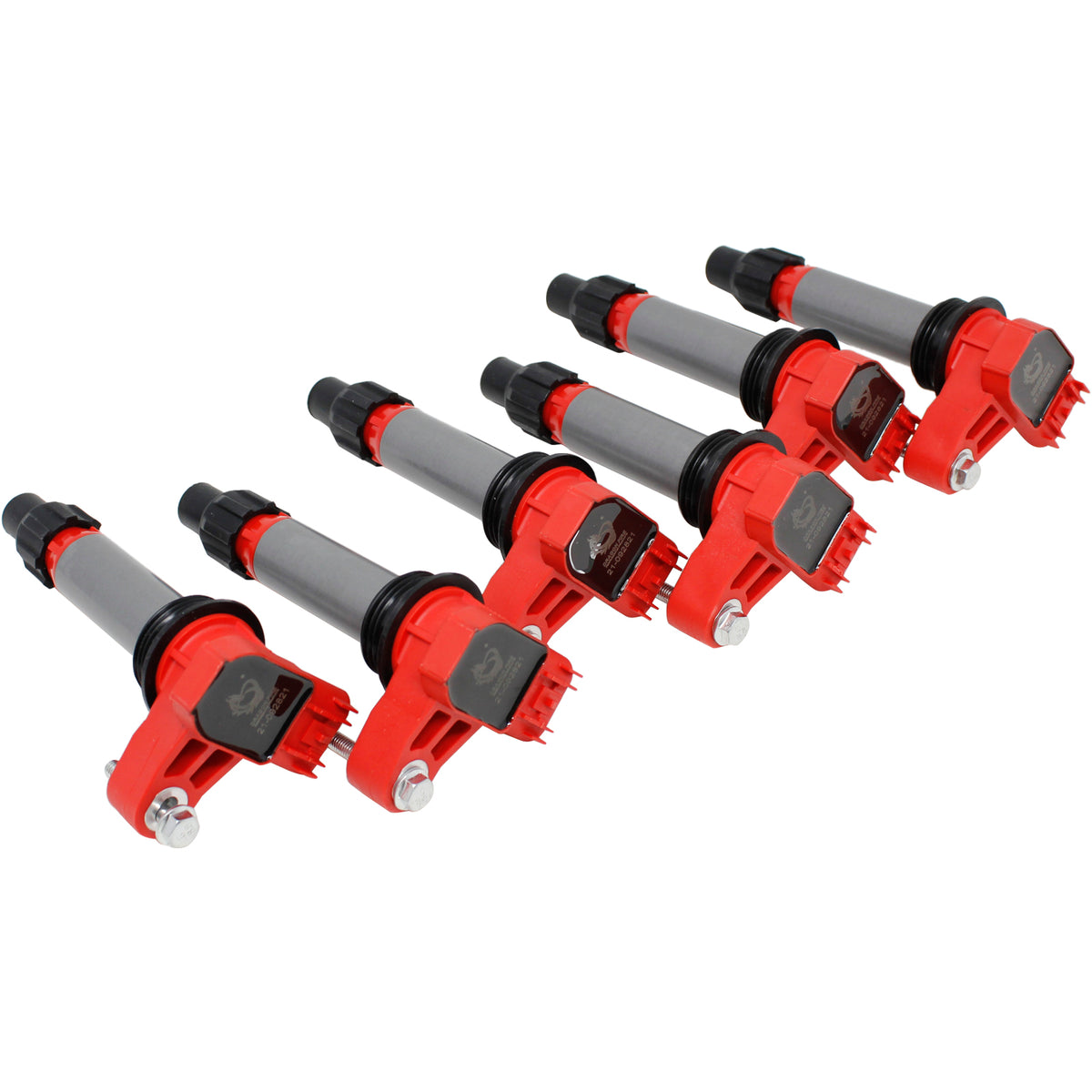 C569-DFx6 Coil Pack Set, 6pcs, Direct Fit, RED