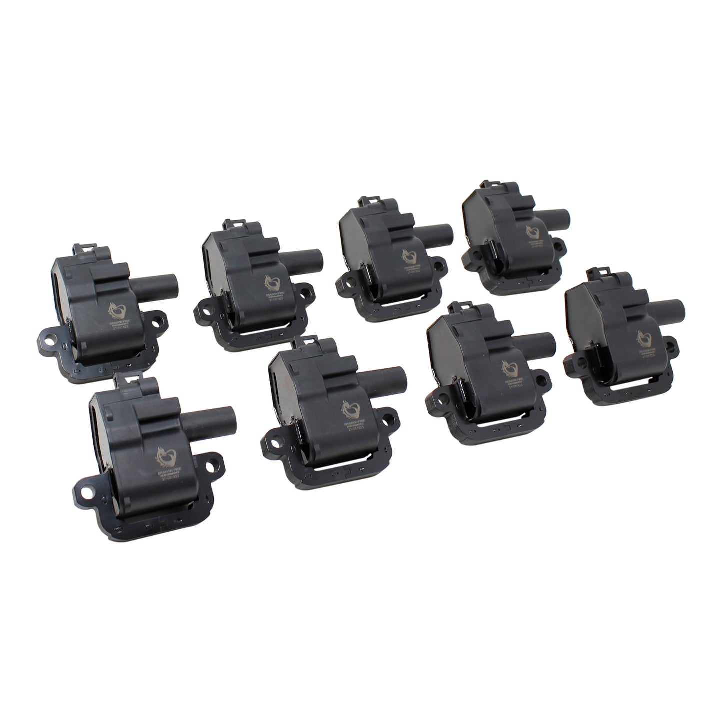 Coil Pack Set, 8pcs, Direct Fit, BLACK