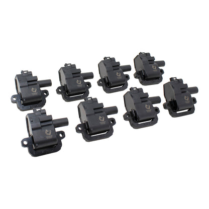 Coil Pack Set, 8pcs, Direct Fit, BLACK