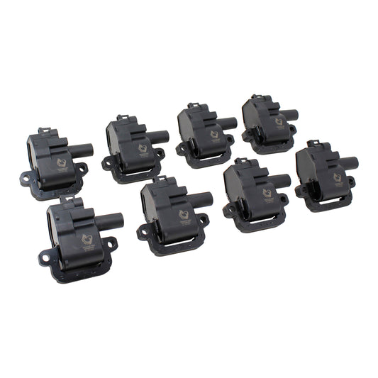 Coil Pack Set, 8pcs, Direct Fit, BLACK
