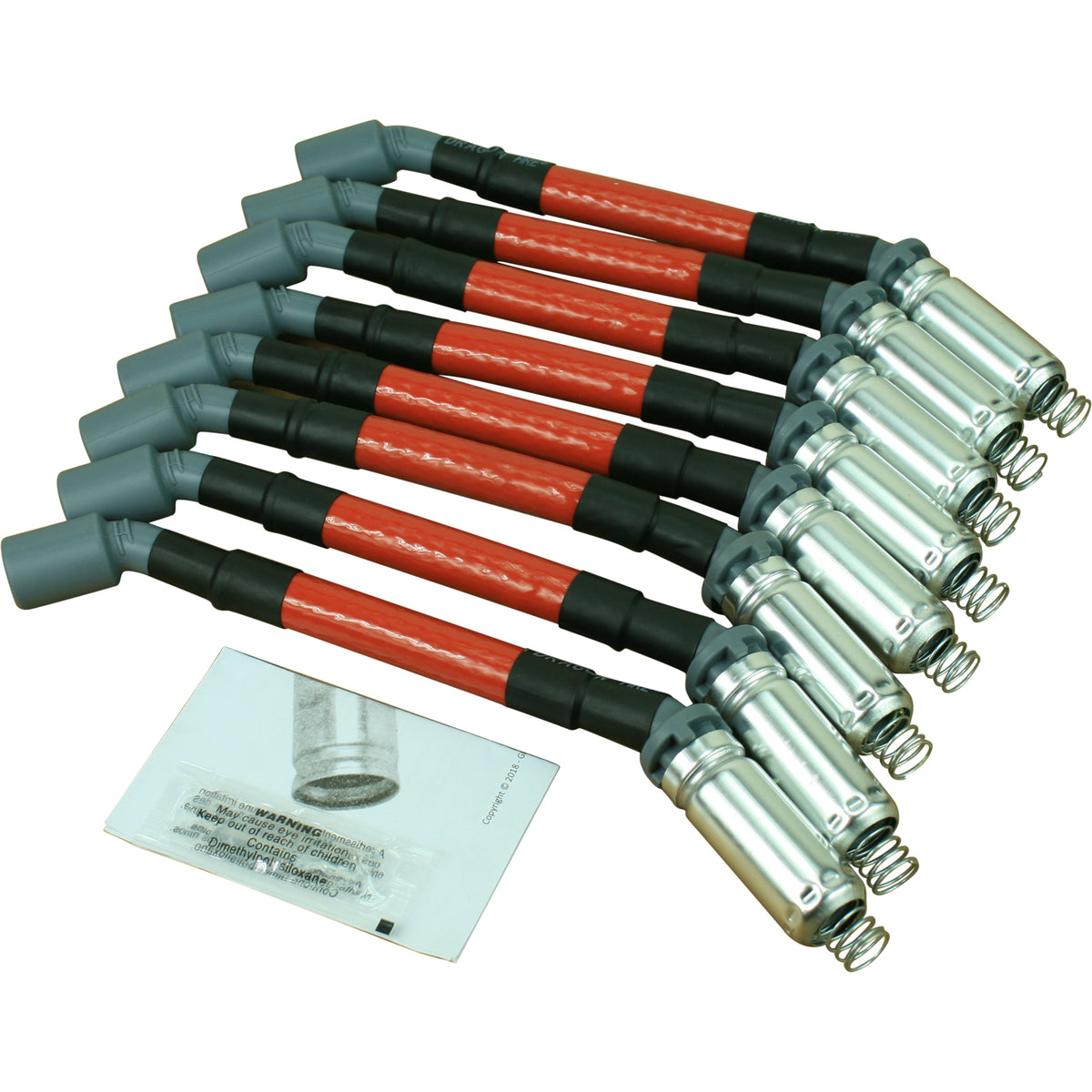 PWJ256-HT Plug wires, Direct Fit, Silicone, RED
