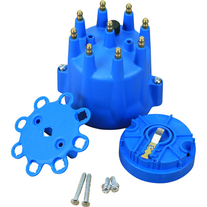 CAP1016-BL Distributor Cap and Rotor Kit, Direct Fit, BLUE