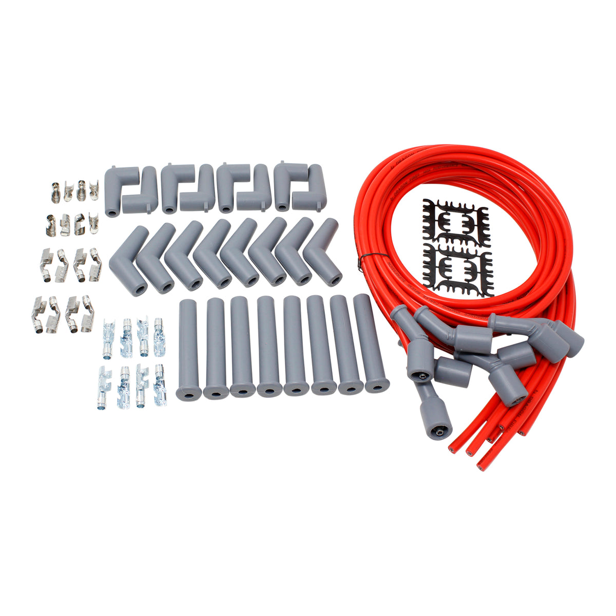 SPW1016-RD Plug wires, Universal Cut-to-Fit, Silicone, RED