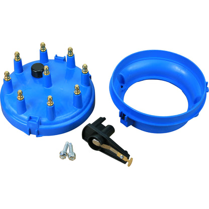 Kit-1549 Distributor Cap and Rotor Kit, Direct Fit, BLUE
