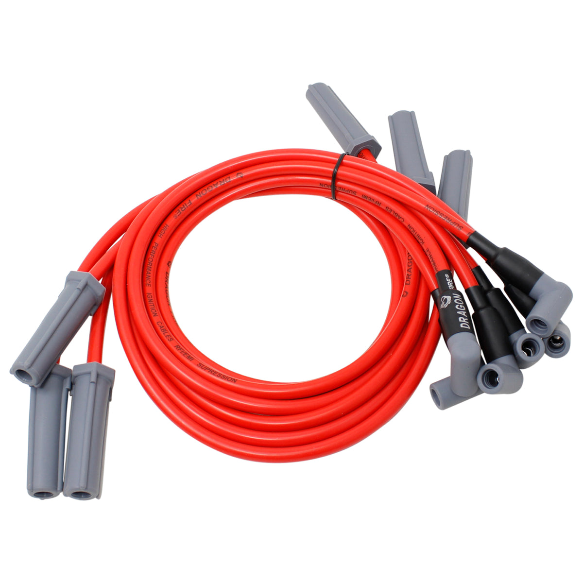 PWJ280 Plug wires, Direct Fit, Silicone, RED