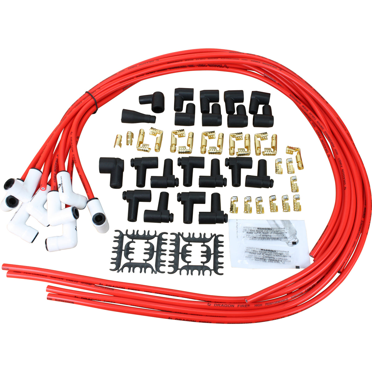 SPW3001WC-RD Plug wires, Universal Cut-to-Fit, Ceramic, RED