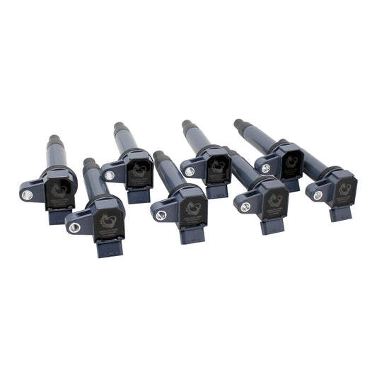 Coil Pack Set, 8pcs, Direct Fit, BLACK