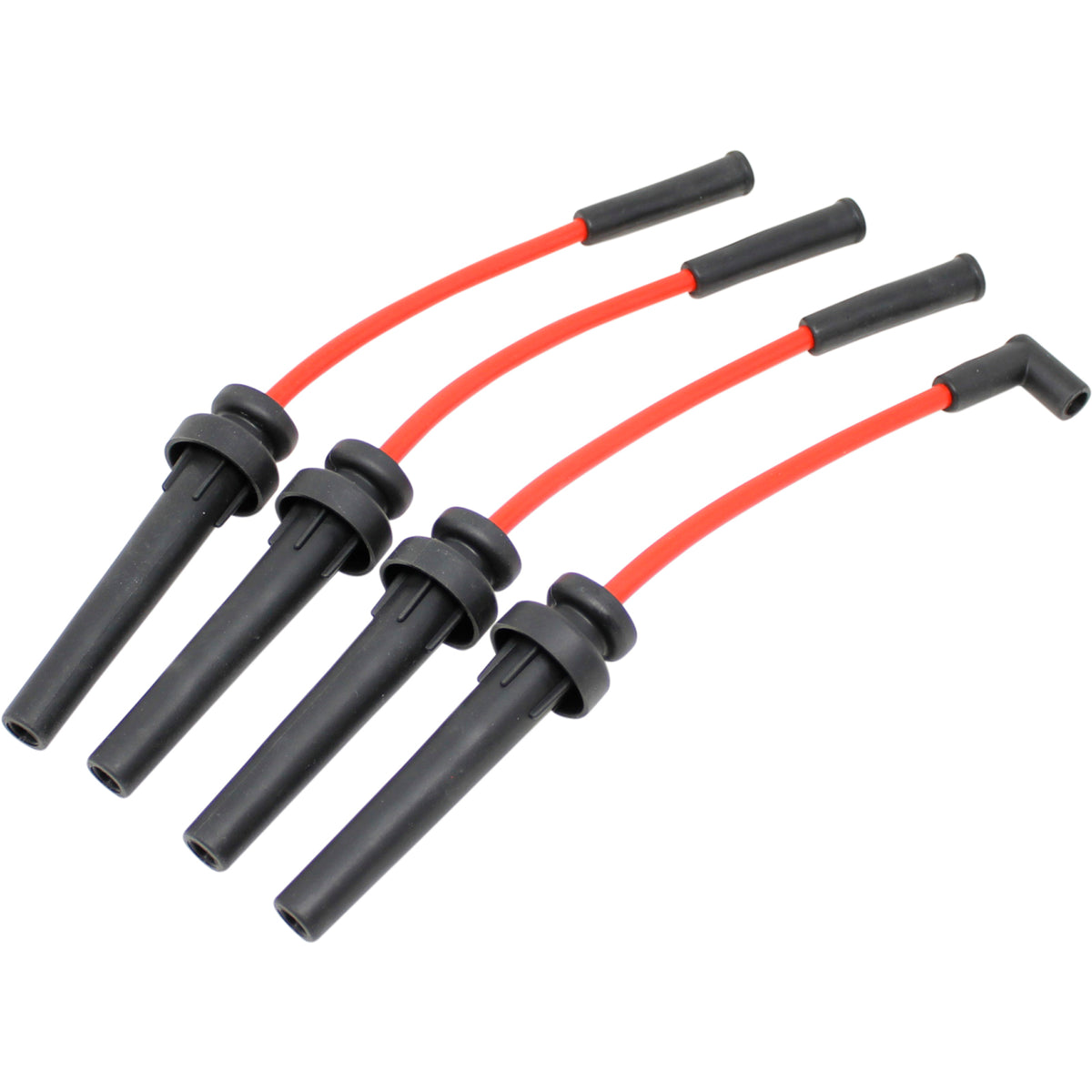 PWJ206 Plug wires, Direct Fit, Silicone, RED