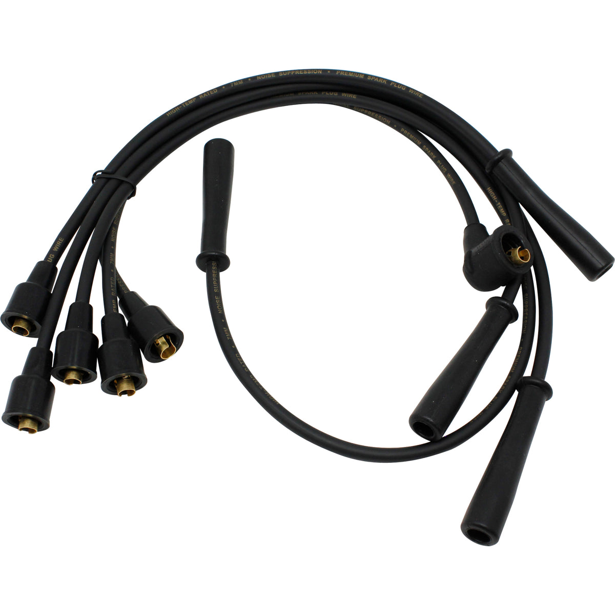 PWJ291-OES Plug wires, Direct Fit, Silicone, BLACK