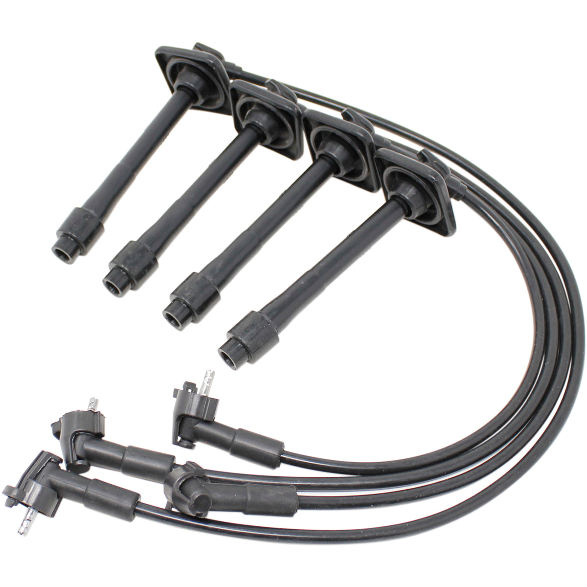 PWJ314 Plug wires, Direct Fit, Silicone, BLACK
