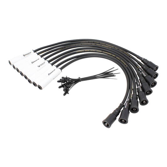 Plug wires, Direct Fit, Silicone, RED