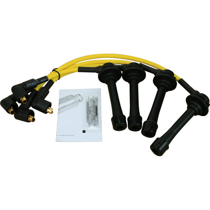 PWJ187-YL Plug wires, Direct Fit, Silicone, YELLOW