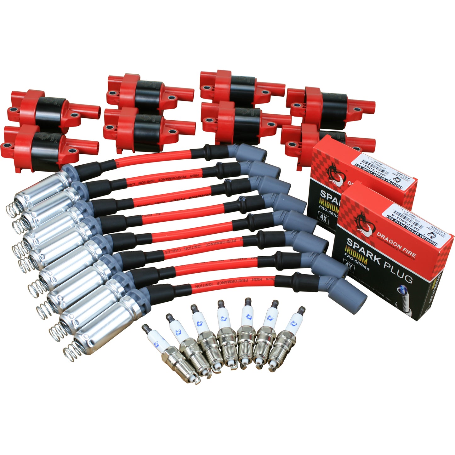Ignition Kit - Plug Wires, Coils, Spark Plugs