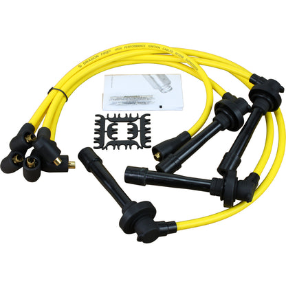 PWTD-DF-Y Plug wires, Direct Fit, Silicone, YELLOW