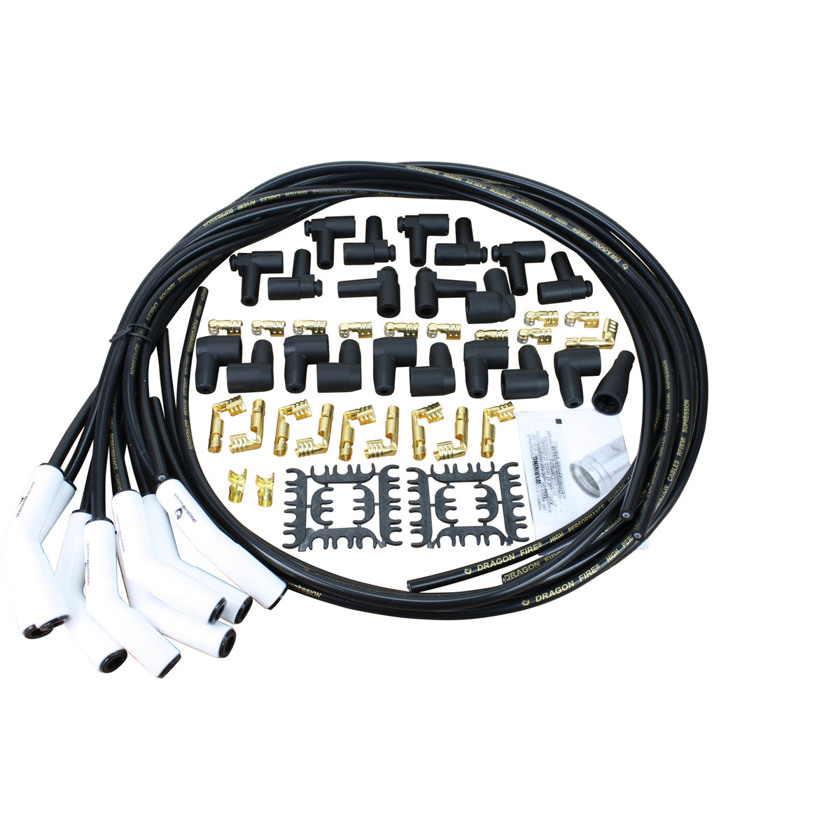 SPW3003WC-BK Plug wires, Universal Cut-to-Fit, Ceramic, BLACK