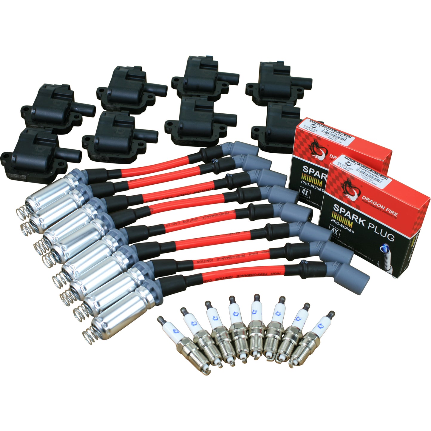 Ignition Kit - Plug Wires, Coils, Spark Plugs