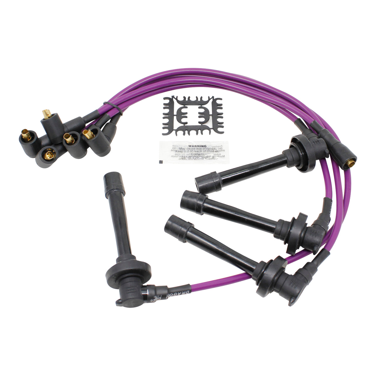 PWTD-DF-P Plug wires, Direct Fit, Silicone, PURPLE