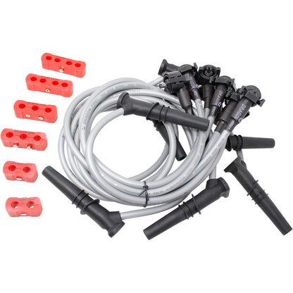 PWJ110-PRO Plug wires, Direct Fit, Silicone, SILVER