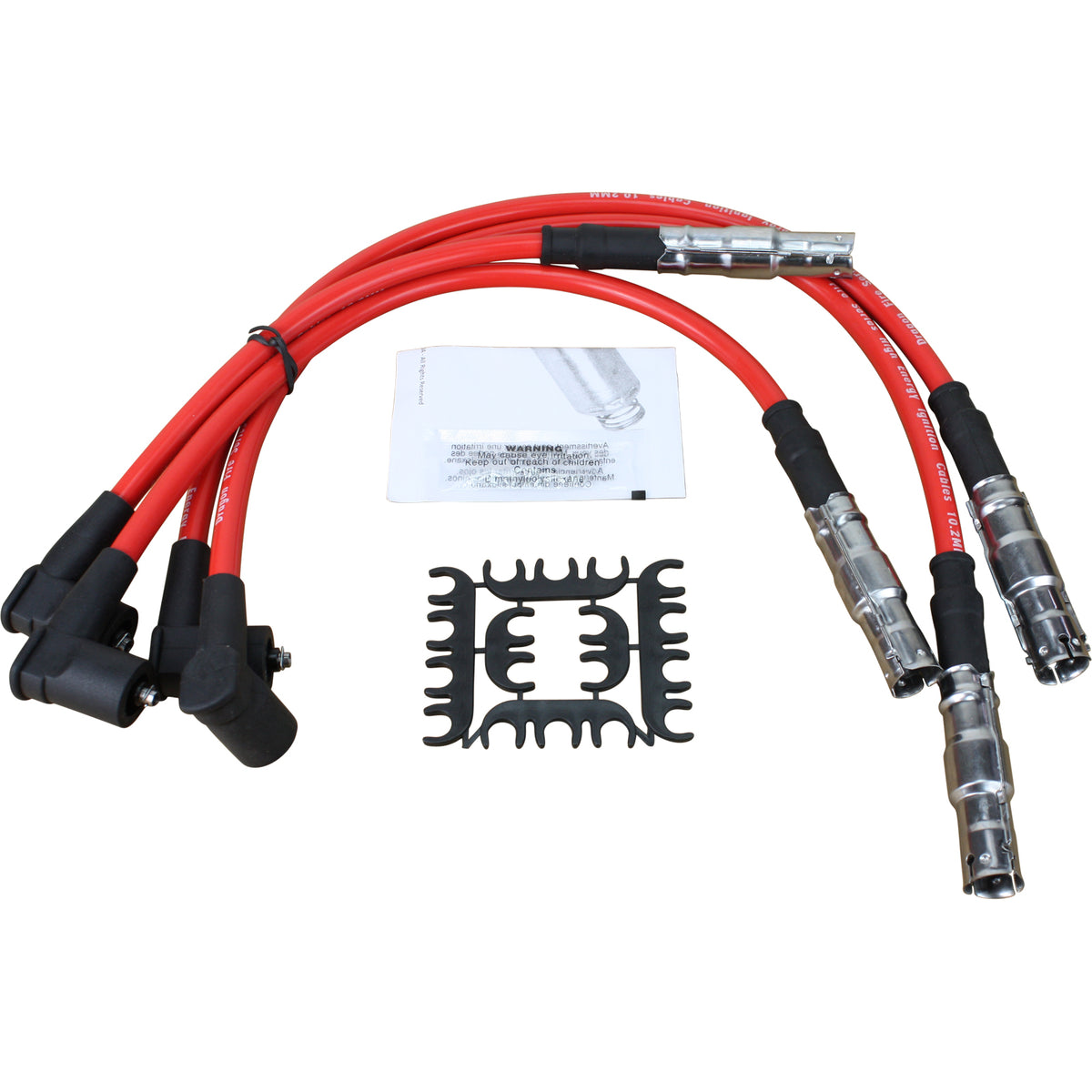 PWJ214 Plug wires, Direct Fit, Silicone, RED